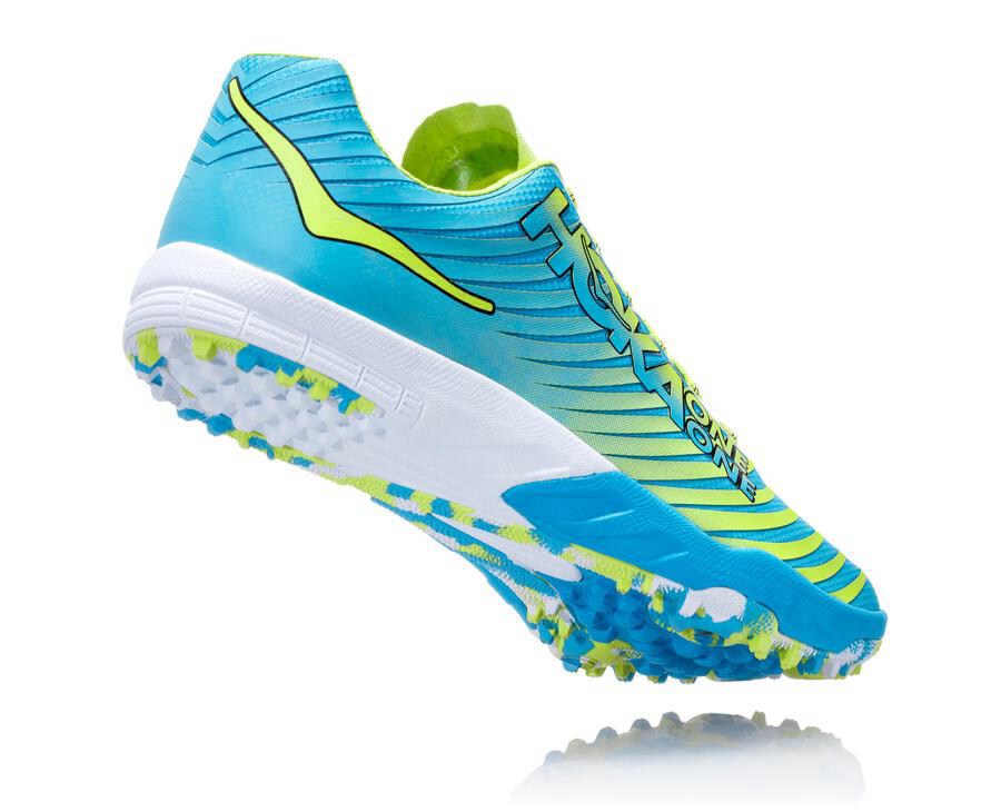 Hoka One One Spikes Dame - Evo Xc - Blå/Grøn - 605724DFC